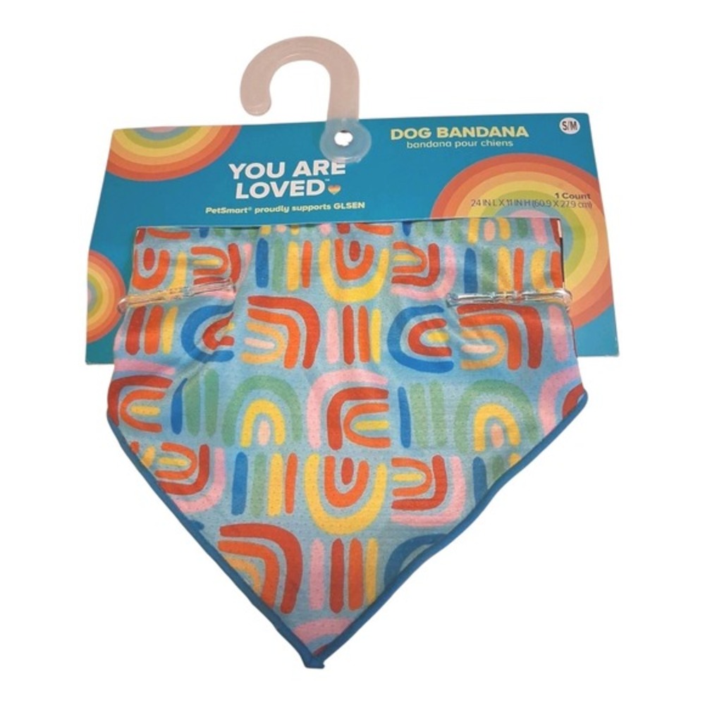 Pet Love Bandana Collar , Dog Accessories, Pet Gifts, Dog Fashion, for Pets S/M